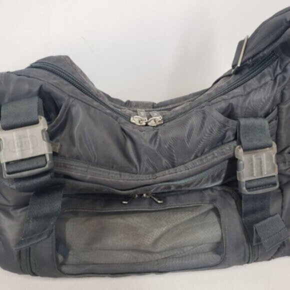 Lug Diaper Bag Grey Messenger Cross Body Carry All Gym Travel With Chang… - Picture 12 of 16